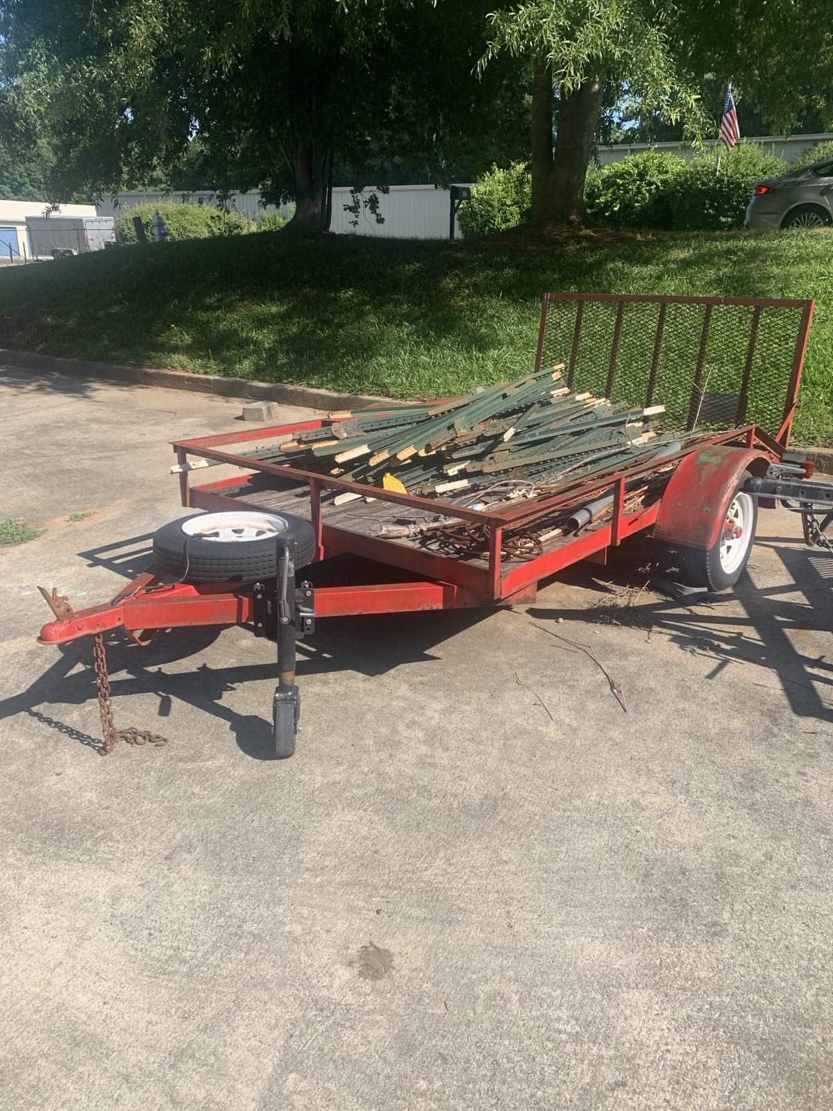 8' Utility Trailer Image 2